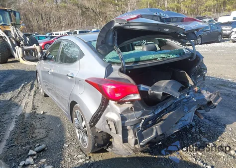 2014 Hyundai Elantra Limited from USA, damaged, VIN KMHDH4AE6EU177594